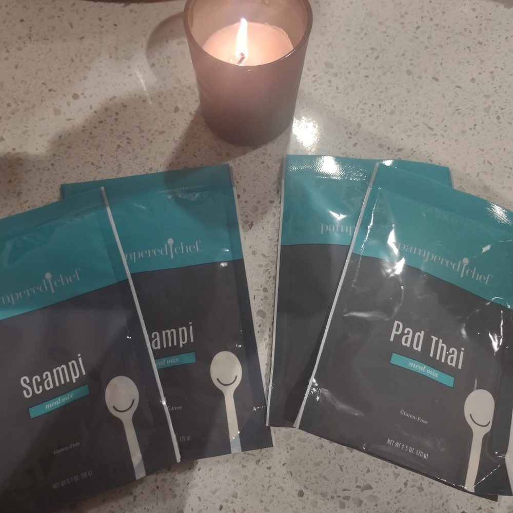 NWT Pampered Chef Flavor Meal Packets (4)